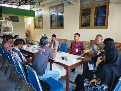 Rapat koordinasi Pengurus Bank Samiun Triwulan II Kelurahan Kebumen Tahun Anggaran 2026