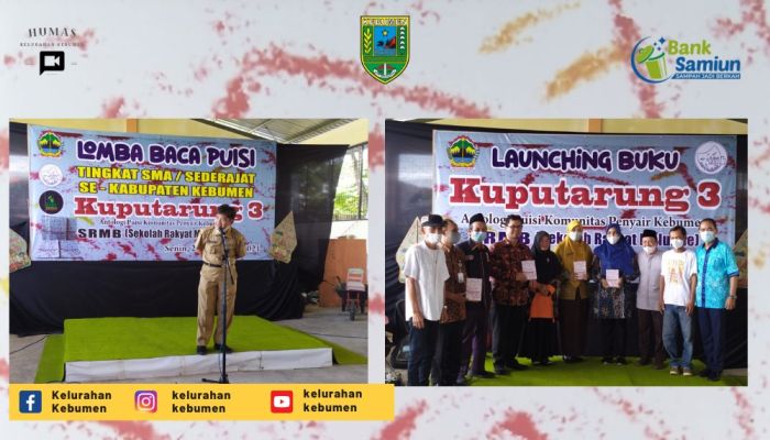 TPS3R BANK SAMIUN Kerja Bareng SRMB, LAUNCING BUKU ANTOLOGI PUISI dan LOMBA BACA PUISI.  01