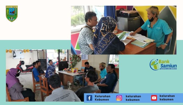 Bank Sampah KARYA BERSAMA berkunjung ke TPS3R BANK SAMIUN 02