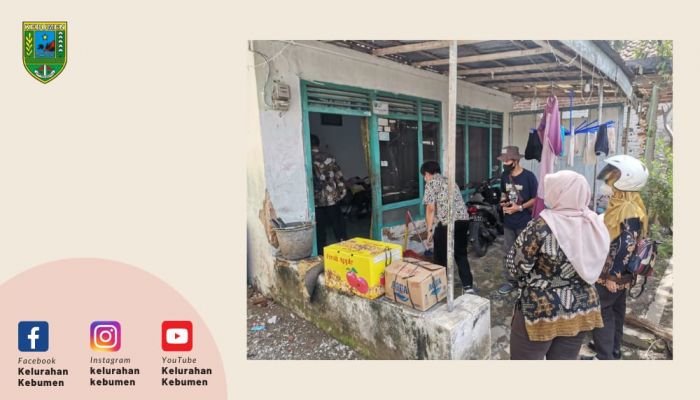 Lurah Kebumen kunjungi pasien penyakit Kaki Gajah warga RW.05 Kelurahan Kebumen. 01