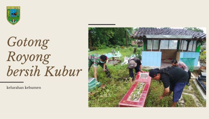 Gotong Royong  bersih Kubur