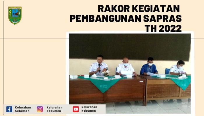 Rakor kegiatan pembangunan Sapras Tahun 2022.