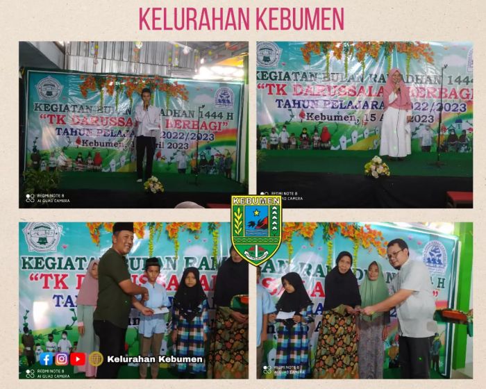 TK Darussalam Kelurahan Kebumen Berbagi Santunan  01