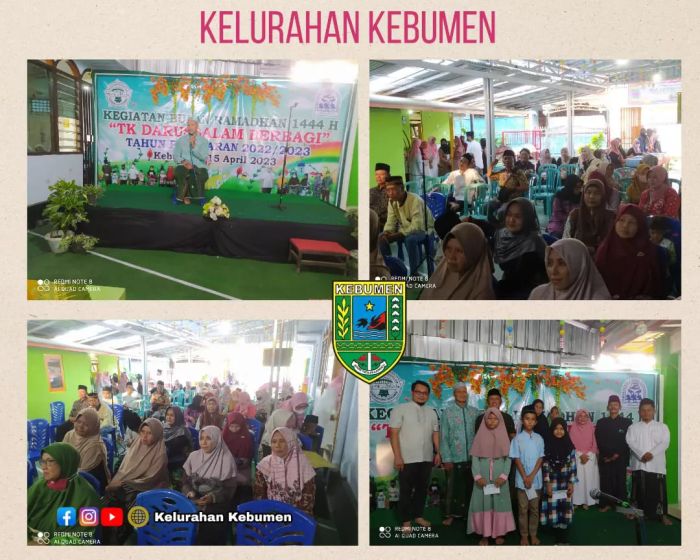 TK Darussalam Kelurahan Kebumen Berbagi Santunan  02