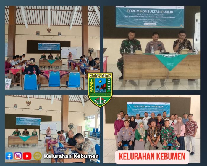 BPS Kab. Kebumen dan Kelurahan Kebumen menyelenggarakan FKP 01