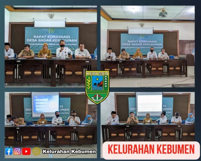 Kelurahan Kebumen menjadi Desa/Kelurahan Sadar Kerukunan