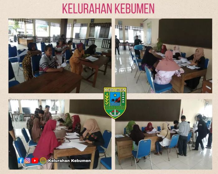 Kelurahan Kebumen salurkan bantuan pangan Beras ke warga 01