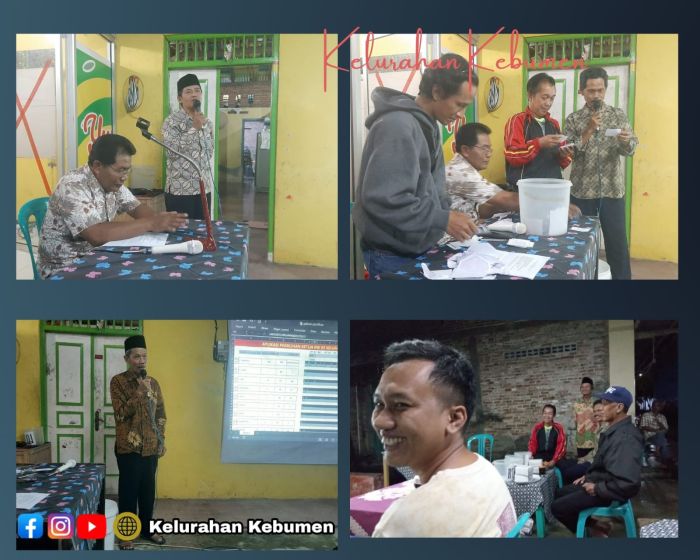 Serentak pemilihan Ketua RW dan Ketua RT di Kelurahan Kebumen 02