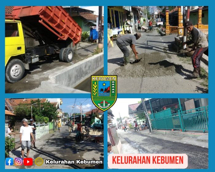 Pekerjaan kegiatan Fisik  Kelurahan Kebumen mulai di laksanakan 01