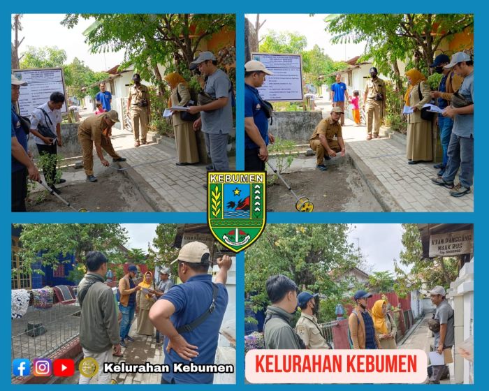 Pekerjaan kegiatan Fisik  Kelurahan Kebumen mulai di laksanakan 02