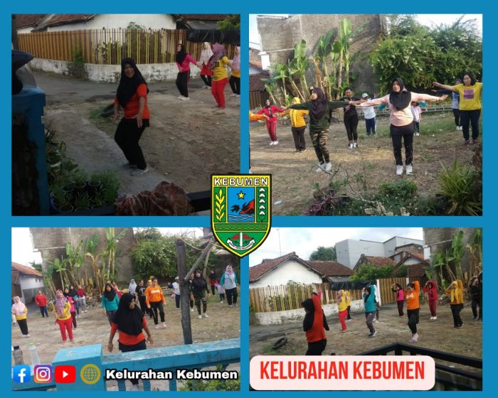 Road show Senam sehat Kelurahan Kebumen 