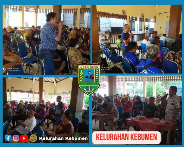 Ada yang istimewa di Rembug Warga Kelurahan kebumen 01