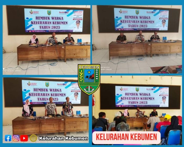 Ada yang istimewa di Rembug Warga Kelurahan kebumen