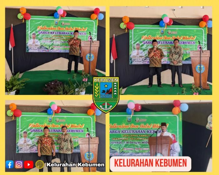 Halal bihalal Kelurahan Kebumen menghadir pesulap Kebumen.