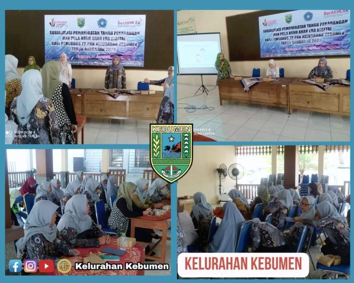 Sosialisasi Pemanfaatan lahan pekarangan dan Pola asuh Anak di era Digital 