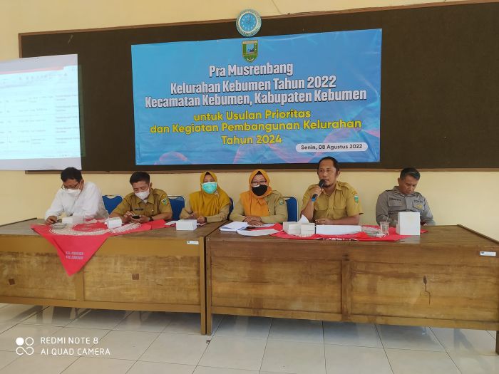 Kelurahan Kebumen Pra Musrenbang Th 2022