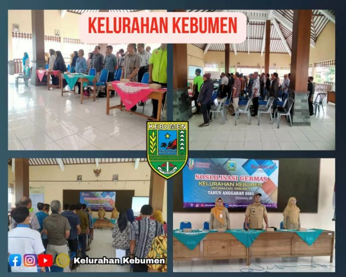 Sosialisasi Gerakan Masyarakat hidup Sehat Kelurahan Kebumen 02