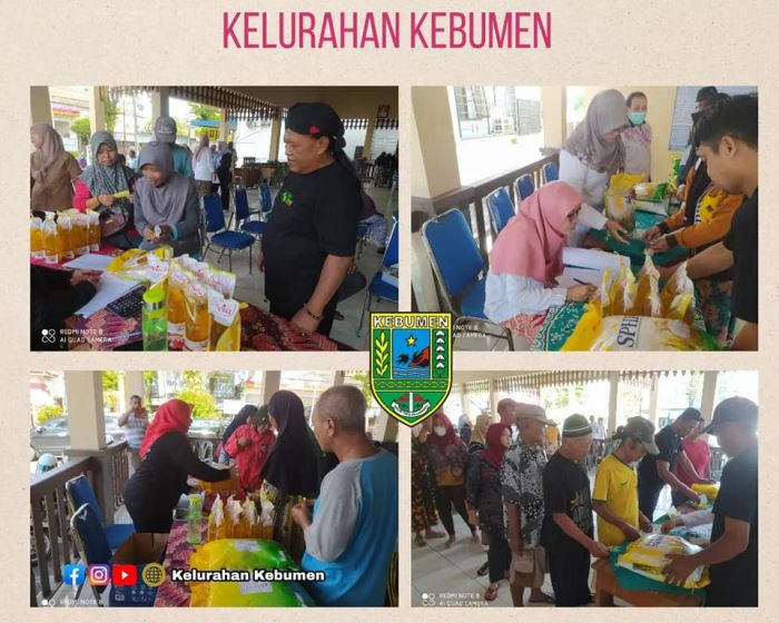 Pasar Murah SPHP Beras Bulog dan Minyak Goreng Di Kelurahan Kebumen 02