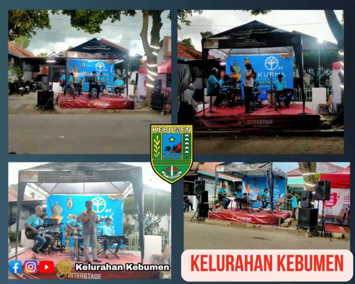 Warga Kelurahan Kebumen Gelar Street Food dan live musik 02