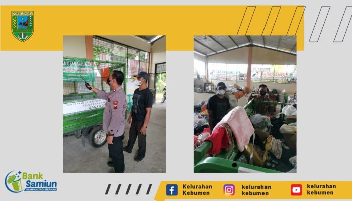 Kanit Binmas Sambangi TPS3R BANK SAMPAH SAMIUN 01