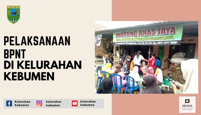 BPNT Kelurahan Kebumen Turun