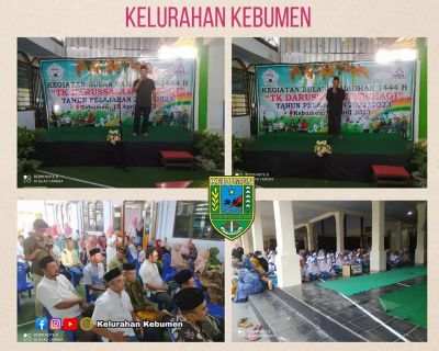 TK Darussalam Kelurahan Kebumen Berbagi Santunan 