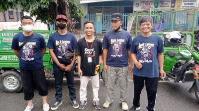 Tprs3r Bank Sampah Samiun membantu mengumpulkan sampah Jalan sehat Muhammadiyah.