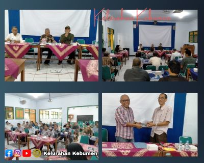 Serentak pemilihan Ketua RW dan Ketua RT di Kelurahan Kebumen