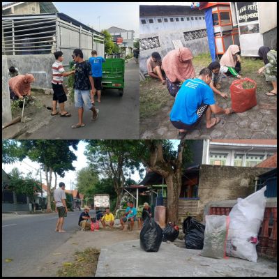 Kegiatan WCD (Word Clean  Up Day ) di Kelurahan Kebumen